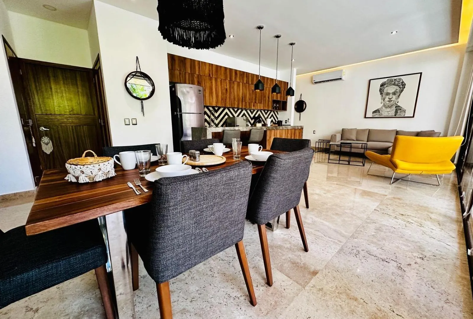 Adorable Departamento 5 Min Zona Hotelera Tulum Apartment
